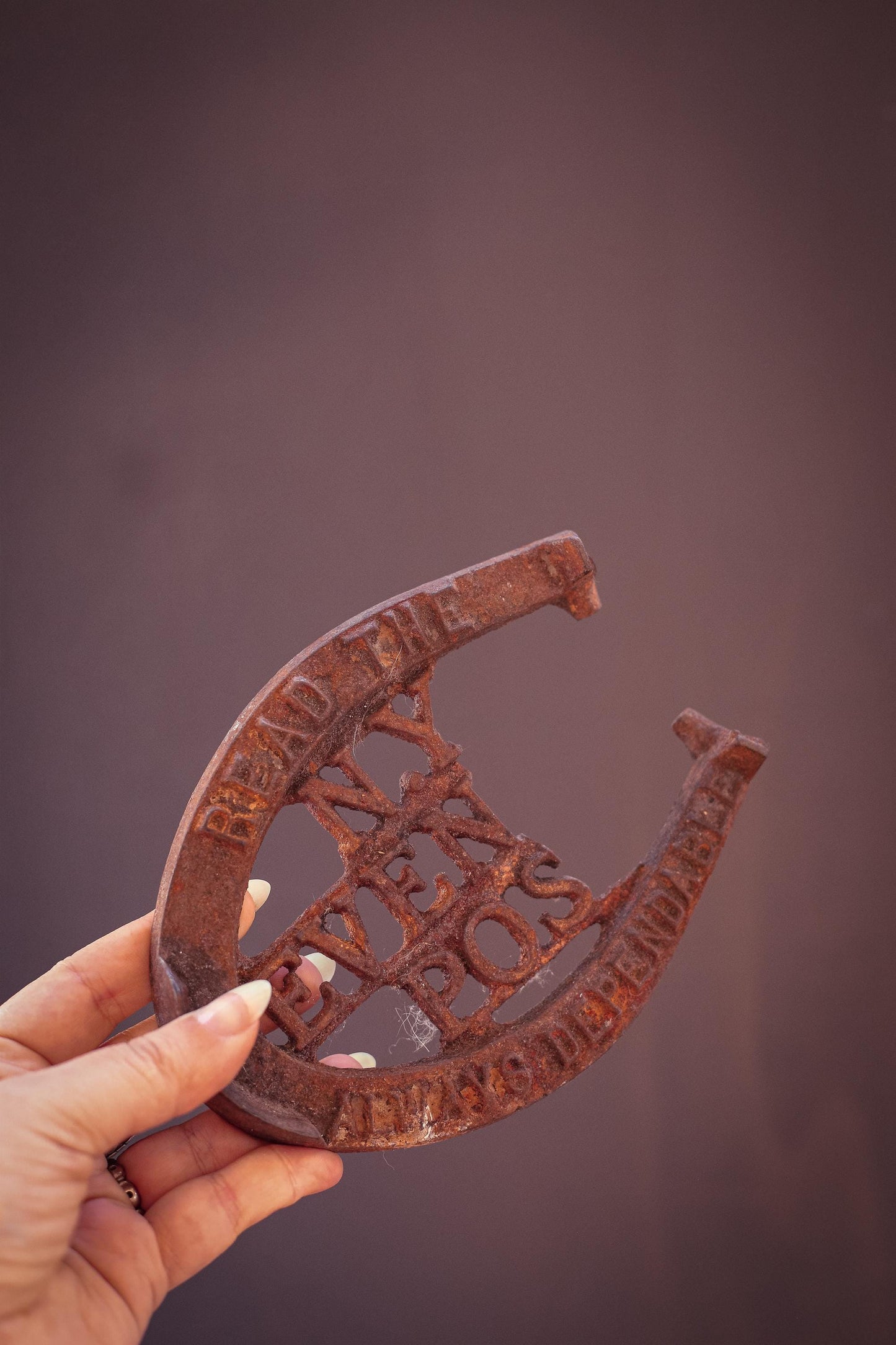 NY Evening Post Newstand Paperweight Cast Iron - Vintage NY Post Newspaper Weight Ephemera Advertising