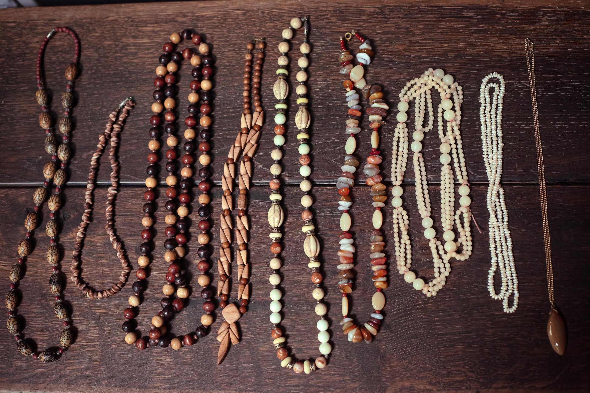 Seed Pearl Necklace Single 33" Strand - Vintage Estate Jewelry Seed Pearl Necklace