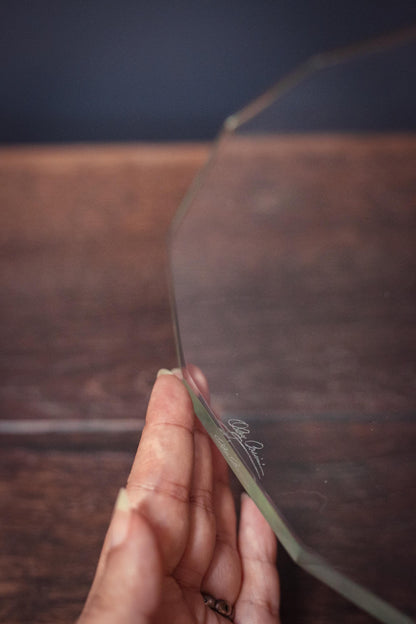 Oleg Cassini Crystal 13" Cake Stand - Vintage Cake Stand