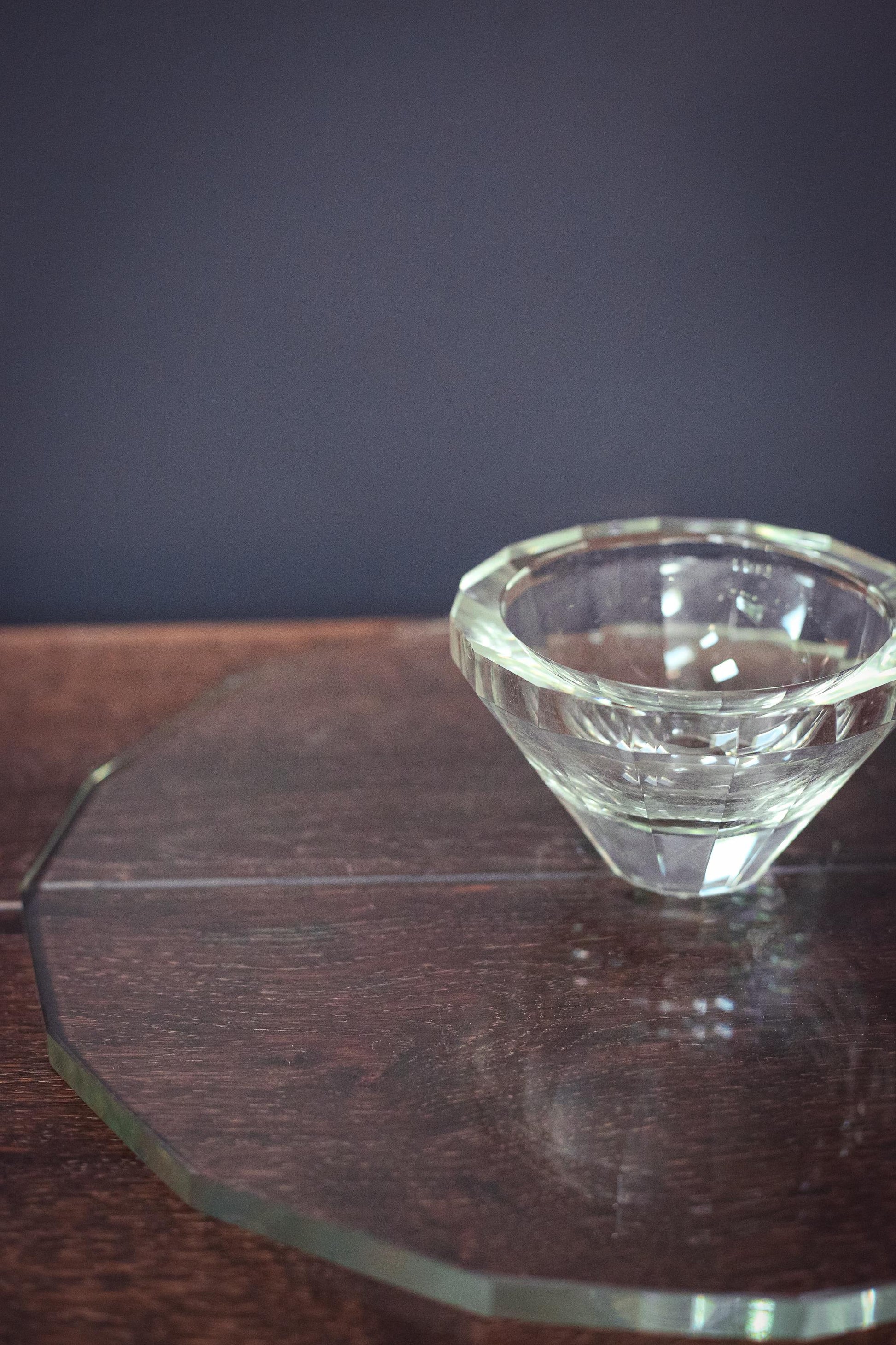 Oleg Cassini Crystal 13" Cake Stand - Vintage Cake Stand