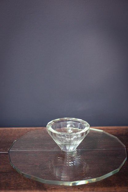 Oleg Cassini Crystal 13" Cake Stand - Vintage Cake Stand