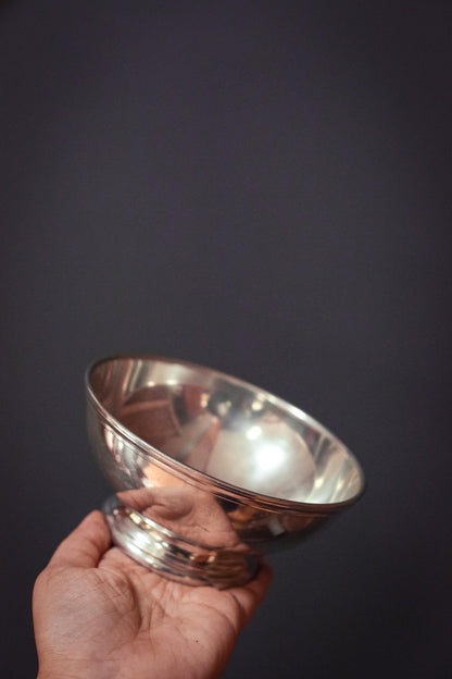 Stieff Pewter Colonial Williamsburg Bowl 5.25" CW 11-22 - Vintage Minimal Pewter Bowl