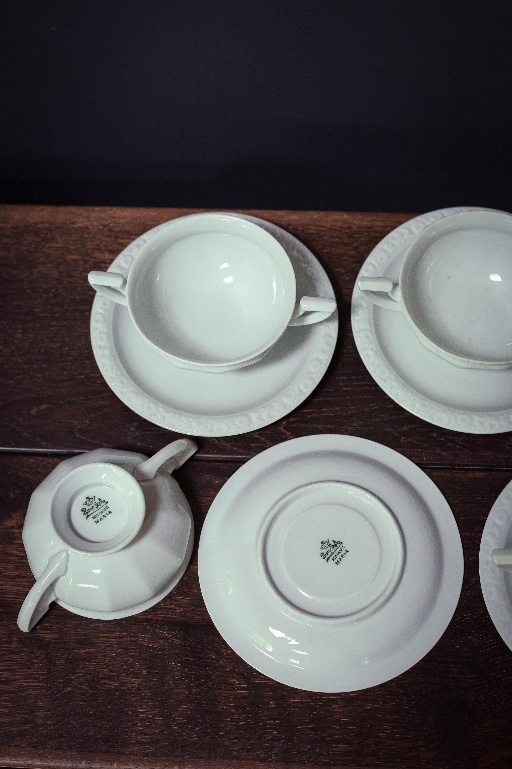 Rosenthal Maria Bowl and Saucer Set - Vintage Rosenthal Germany Porcelain Set