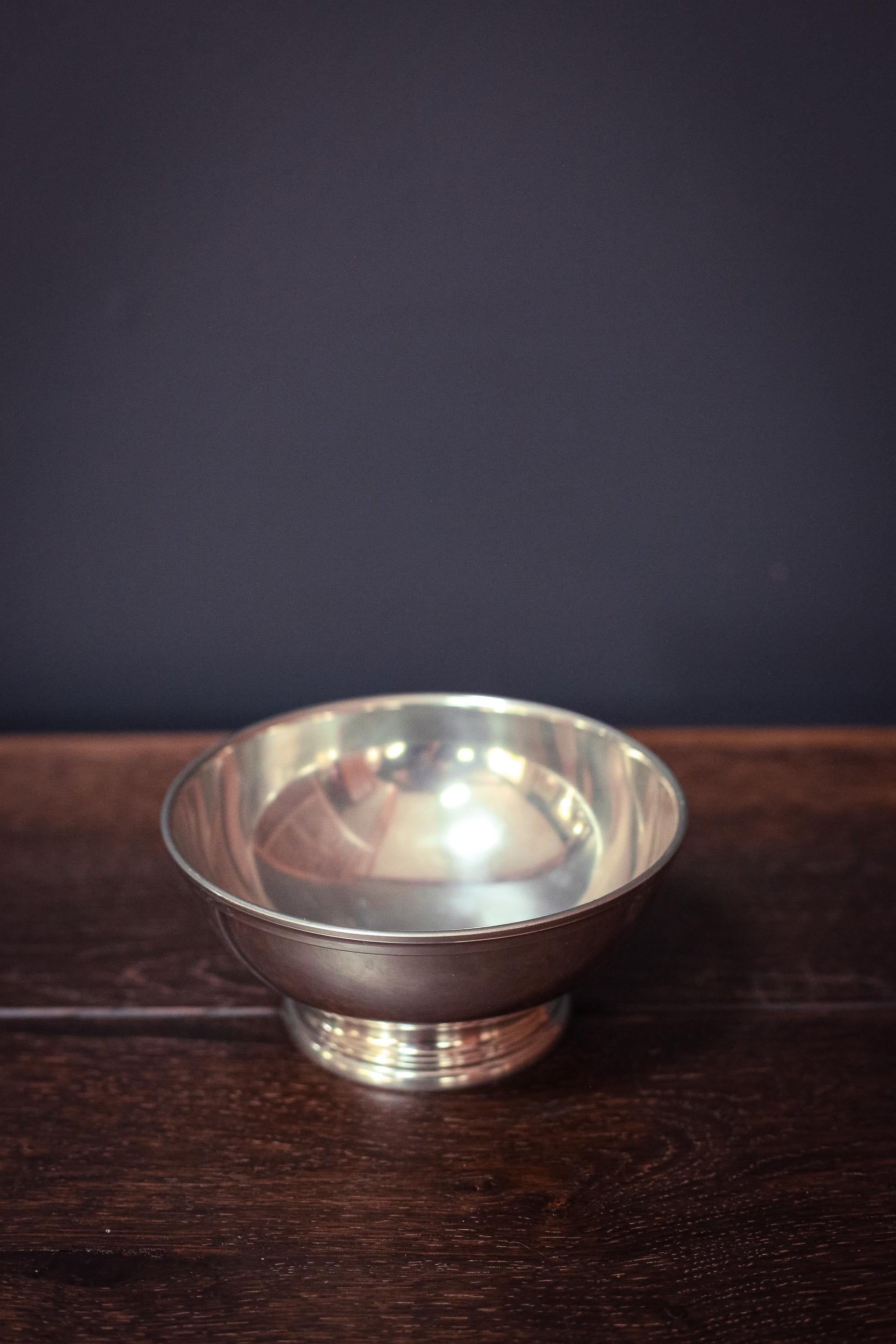 Stieff Pewter Colonial Williamsburg Bowl 5.25" CW 11-22 - Vintage Minimal Pewter Bowl