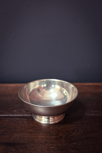 Stieff Pewter Colonial Williamsburg Bowl 5.25" CW 11-22 - Vintage Minimal Pewter Bowl