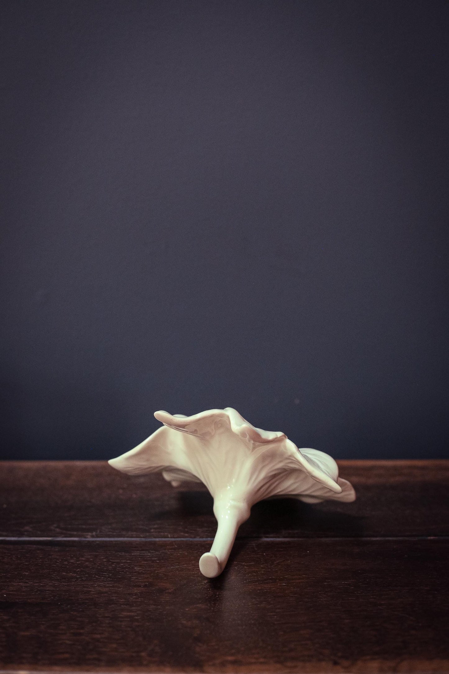 Poinsettia Shaped Bud Vase - Vintage Ceramic Floral Vase