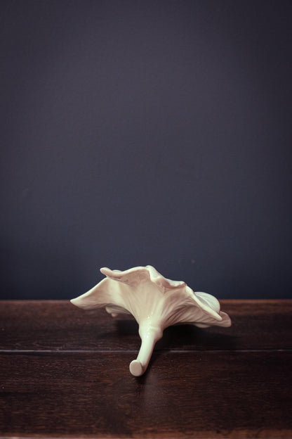 Poinsettia Shaped Bud Vase - Vintage Ceramic Floral Vase