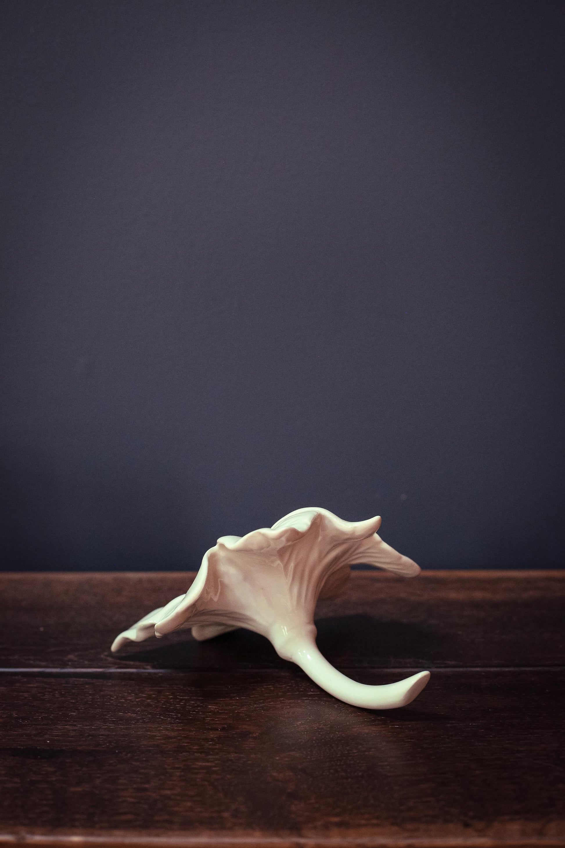 Poinsettia Shaped Bud Vase - Vintage Ceramic Floral Vase