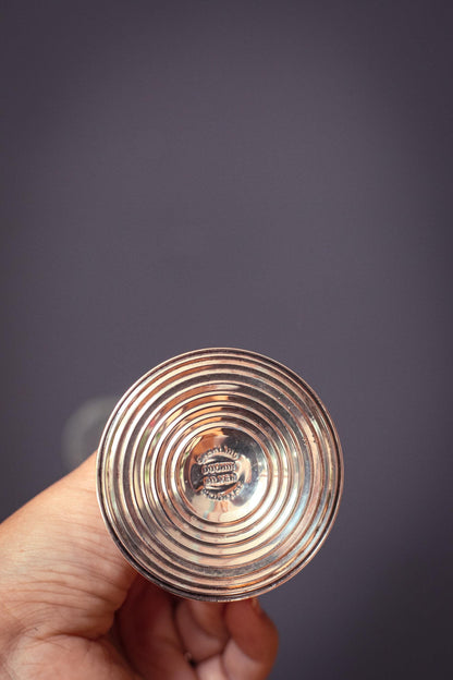 Crystal and Weighted Sterling Duchin Silver Vase - Vintage Weighted Sterling Vase