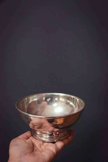 Stieff Pewter Colonial Williamsburg Bowl 5.25" CW 11-22 - Vintage Minimal Pewter Bowl