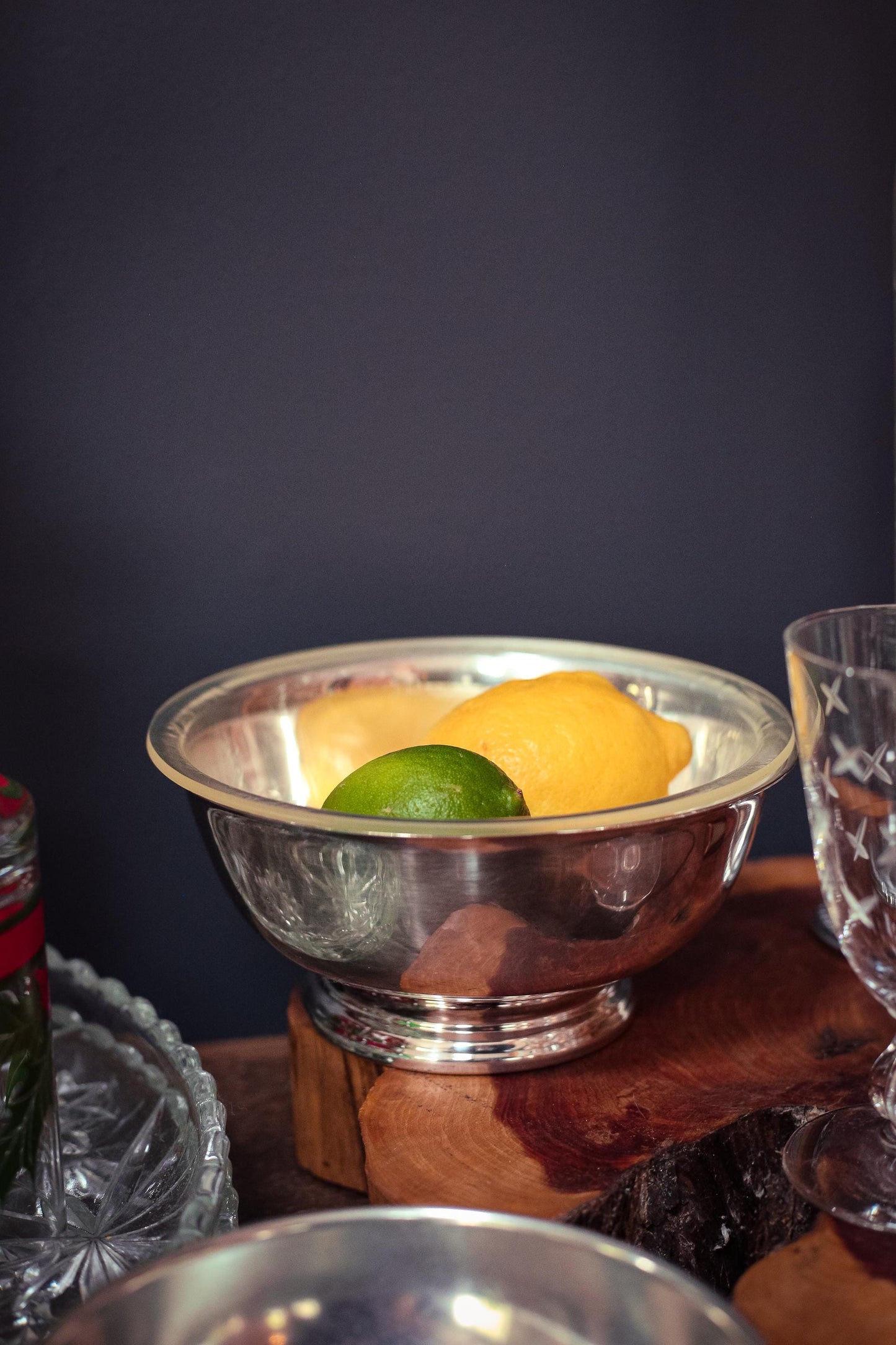 Gorham EP Silver Footed Bowl with Liner - Vintage Silverplate Bowl