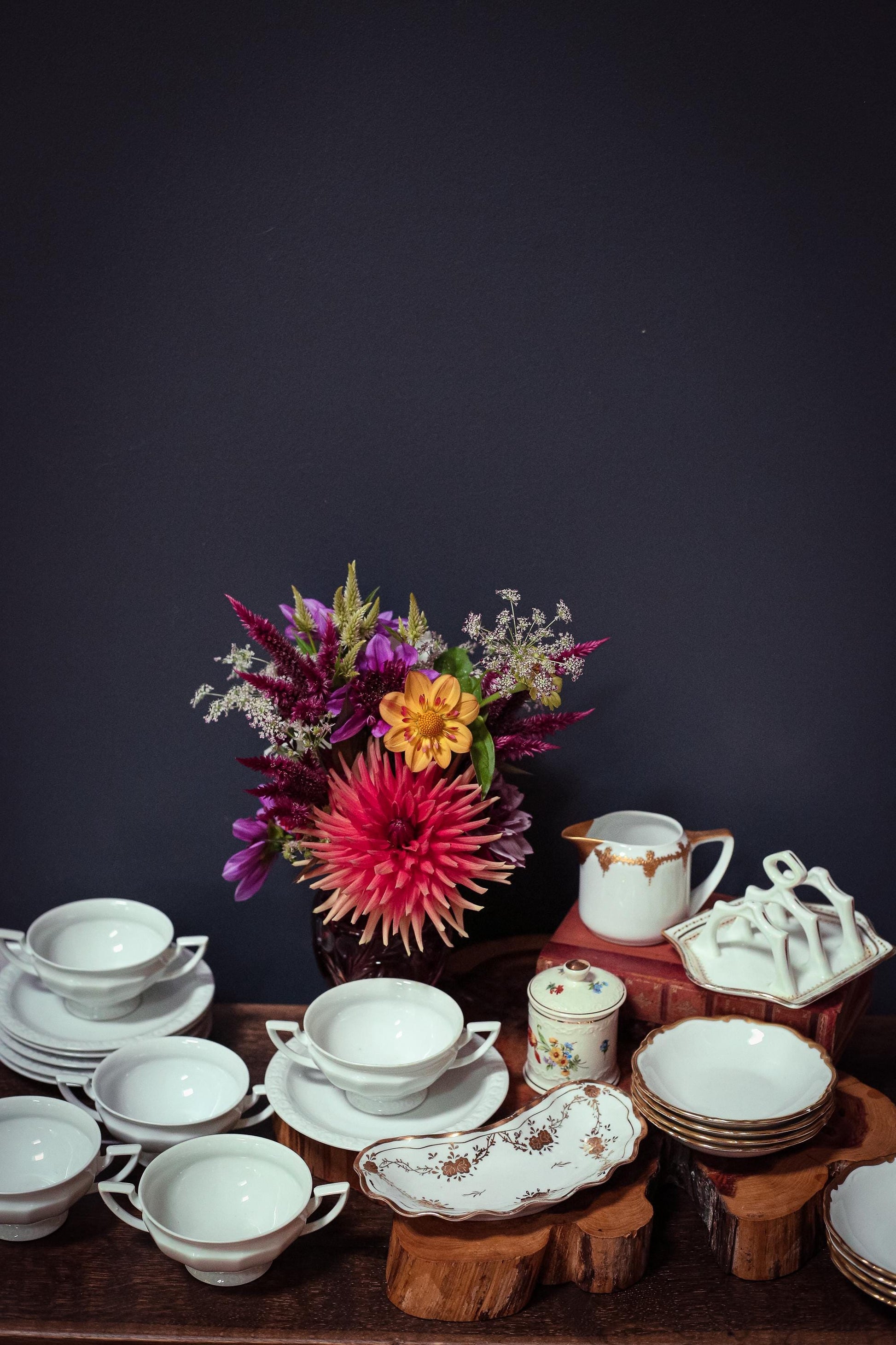 Rosenthal Maria Bowl and Saucer Set - Vintage Rosenthal Germany Porcelain Set