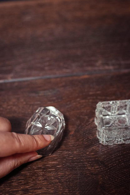 Trio of Mismatched Personal Salt Cellars *with flaws - Vintage Set of Pinch Bowls