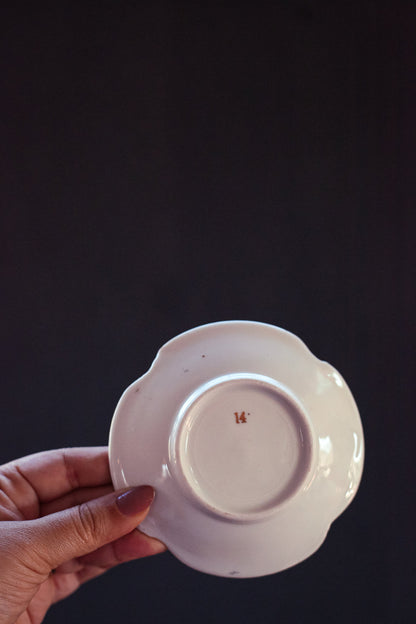 Small Iridescent Gilded Ring Dish
