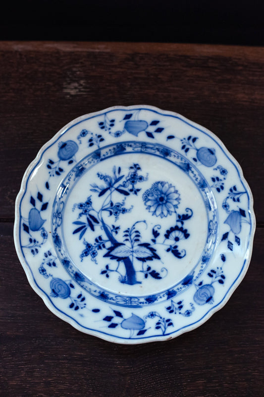 Blue Onion Meissen Plates - Antique Meissen Germany Select Style QTY from dropdown