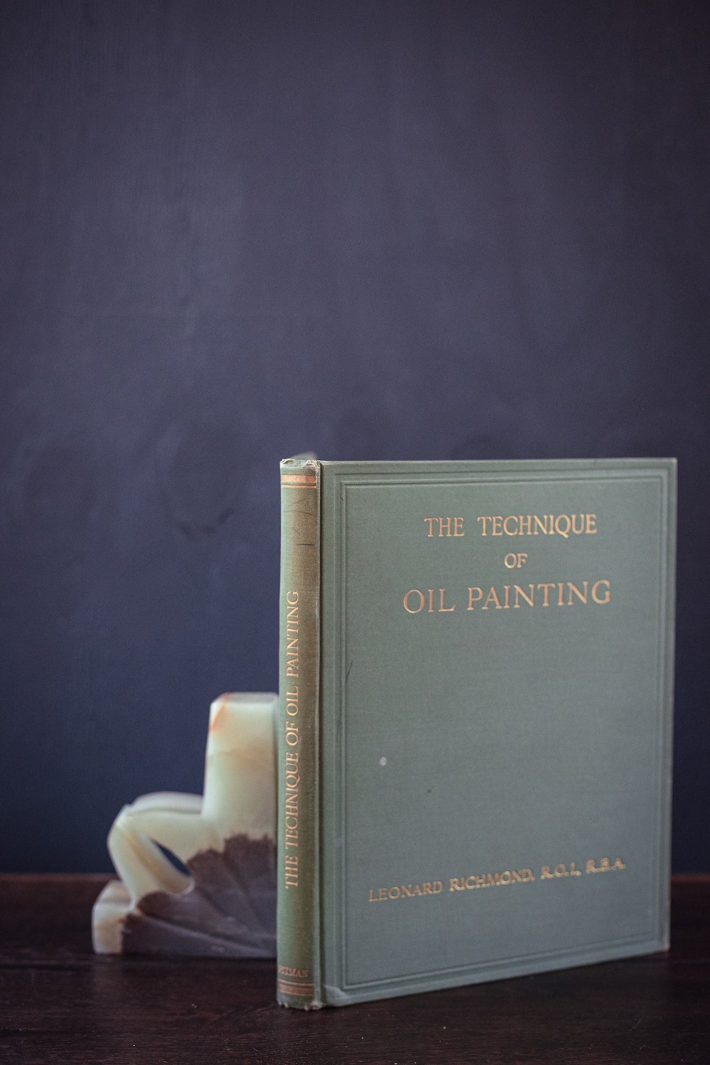 Technique of Oil Painting Leonard Richman - Vintage Book Ships Priority Mail