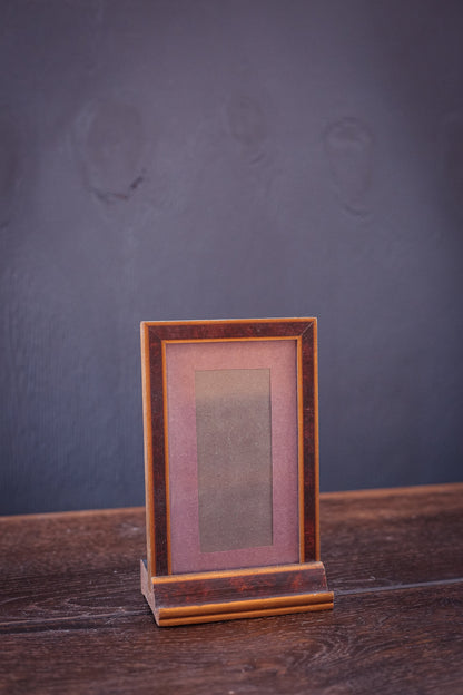 Wood Easel Style Photo Frame - Vintage Wooden Picture Frame