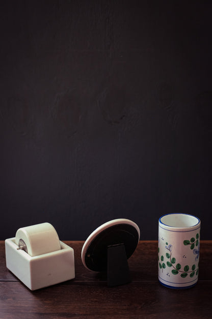 White Ceramic Desk Accessories - select from dropdown