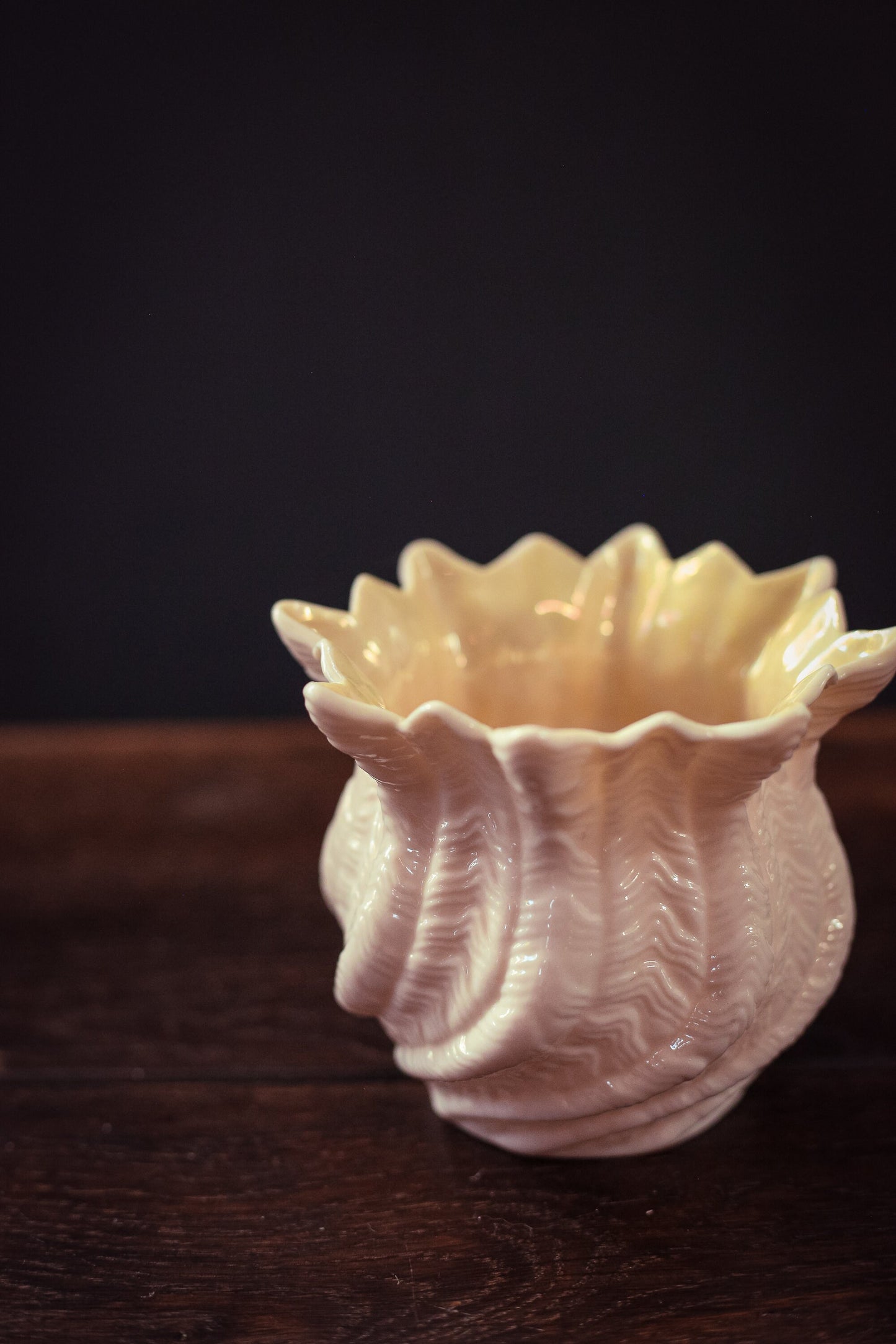 Beleek vase - Vintage Porcelain Vase