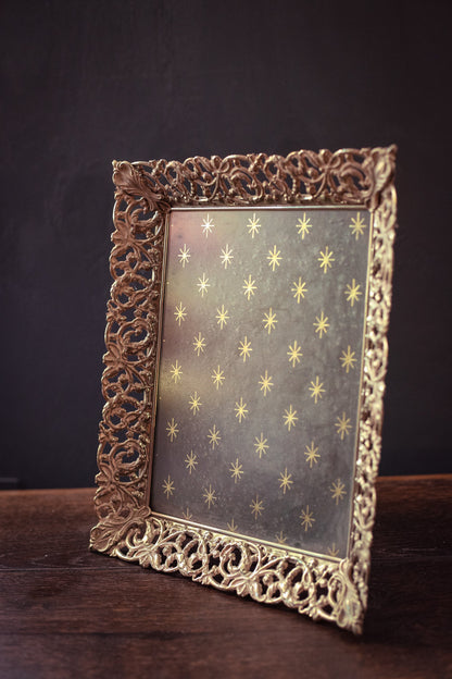 Ornate Brass Frame - Vintage Photo Frame